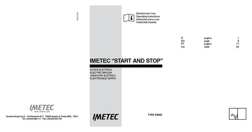 Imetec START and STOP Instructions for use