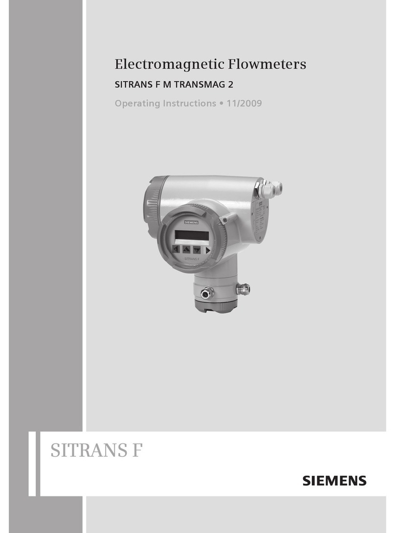 Siemens SITRANS F M TRANSMAG 2 operating instructions