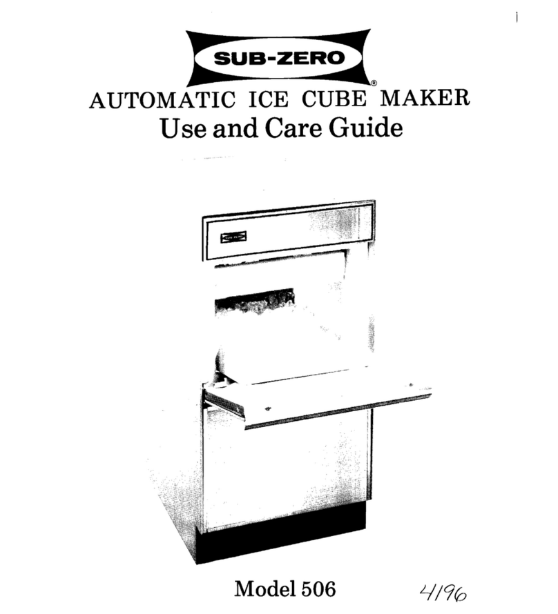 Sub-Zero 506 User manual