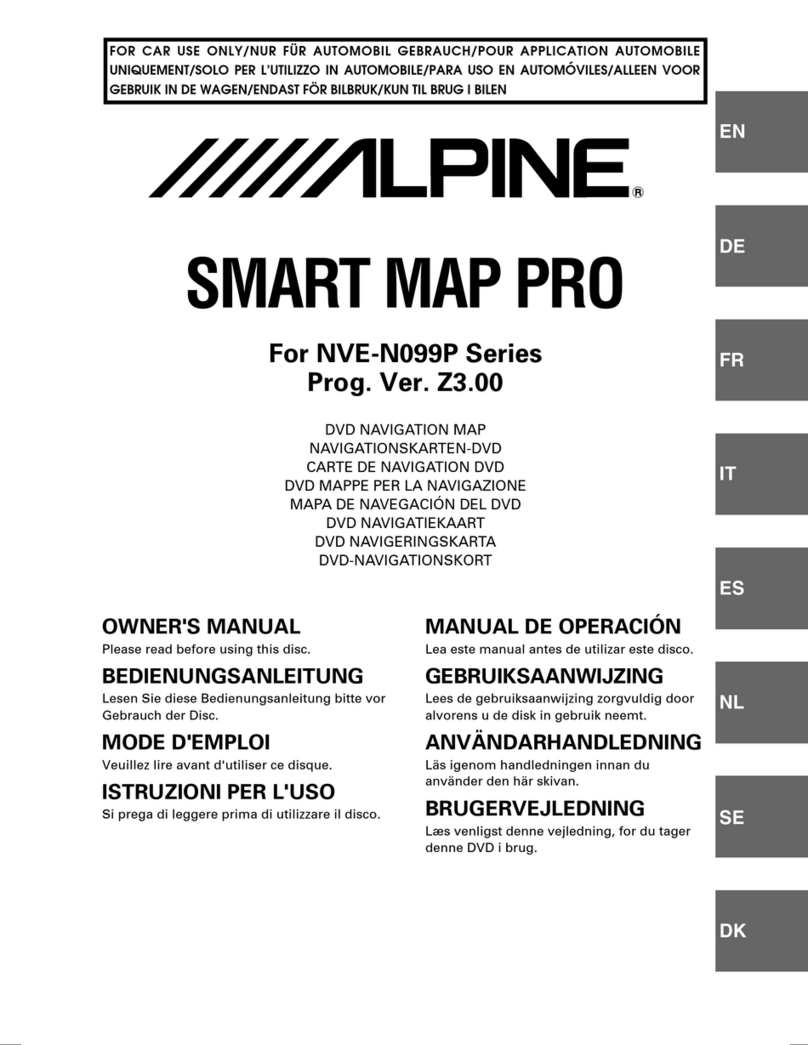 Alpine NVE-N099P Series User manual