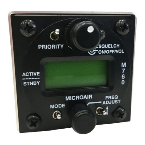 MicroAir Avionics M760 Install & user's guide MicroAir Avionics M760 Install & user's guide