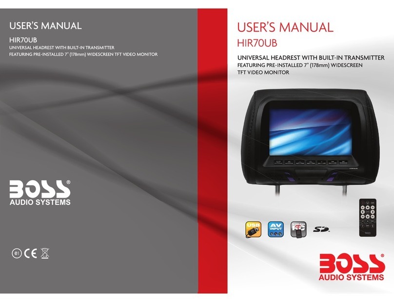 Boss Audio Systems HIR70UB User manual