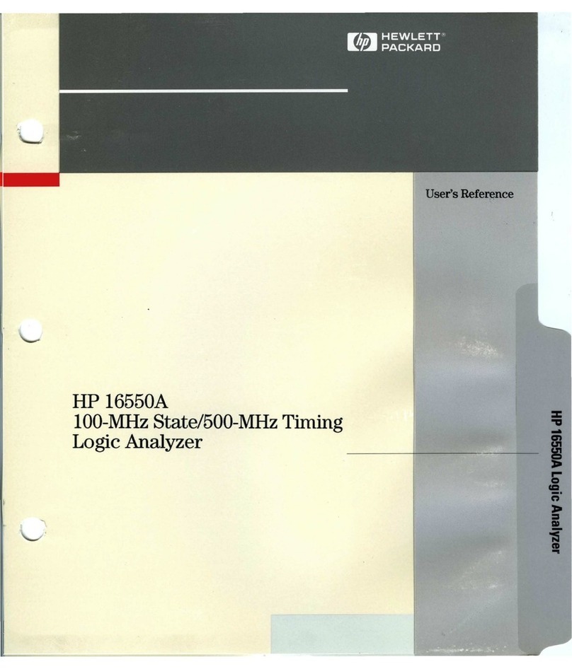 HP 16550A Service manual