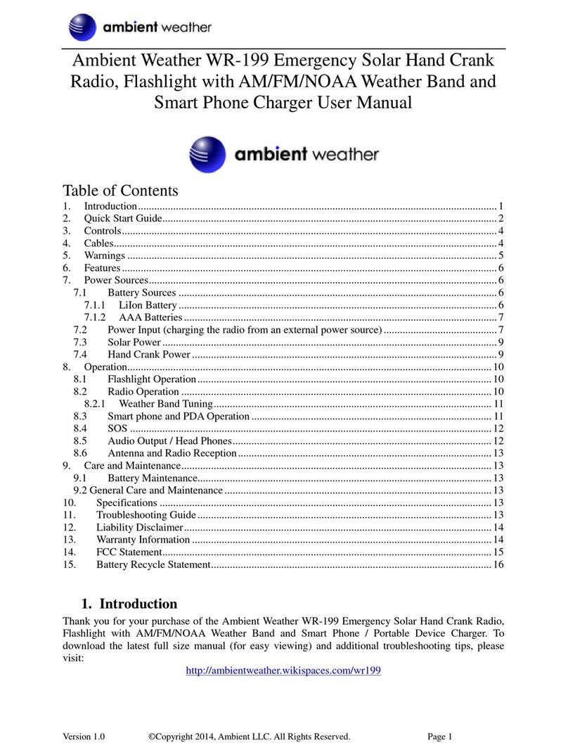 Ambient Weather WR-199 user manual