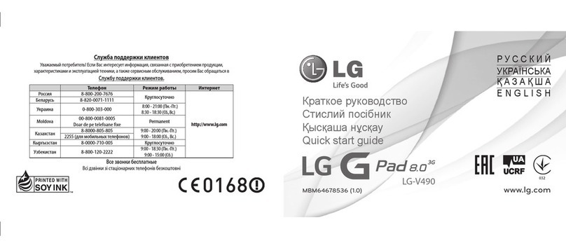 LG LG-V490 User manual