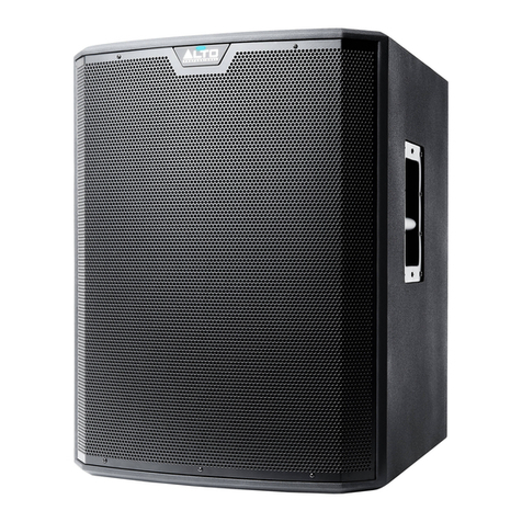 Alto TS212S User manual