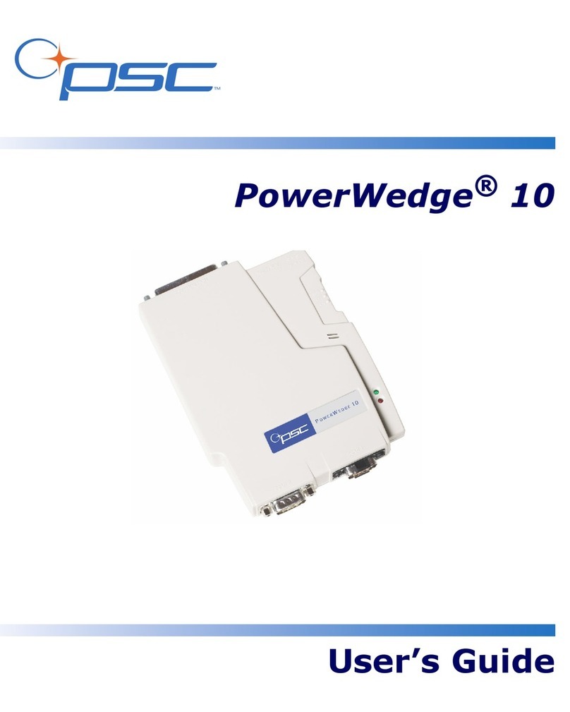 PSC PowerWedge 10 user guide