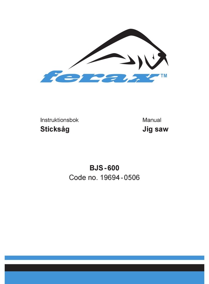 Ferax BJS-600 User manual Ferax BJS-600 User manual