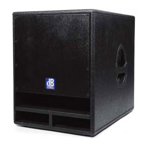 dB Technologies SUB 05 User manual
