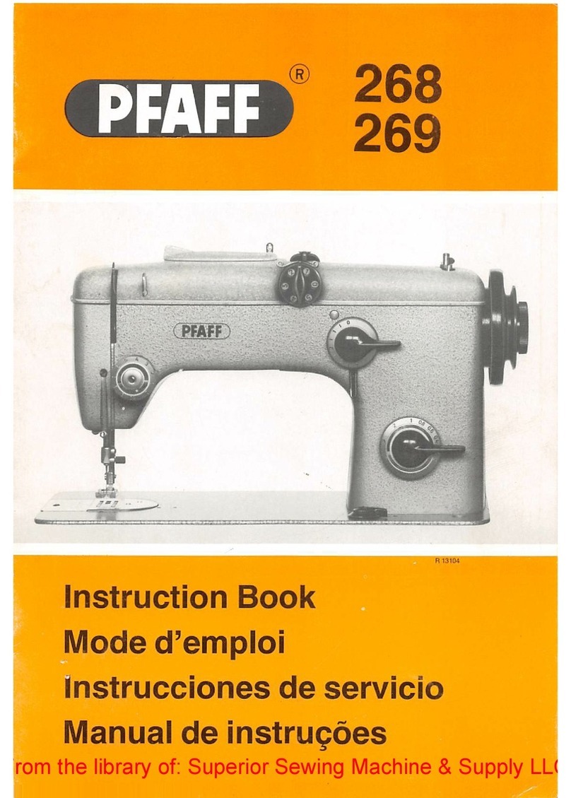 Pfaff 269 User manual