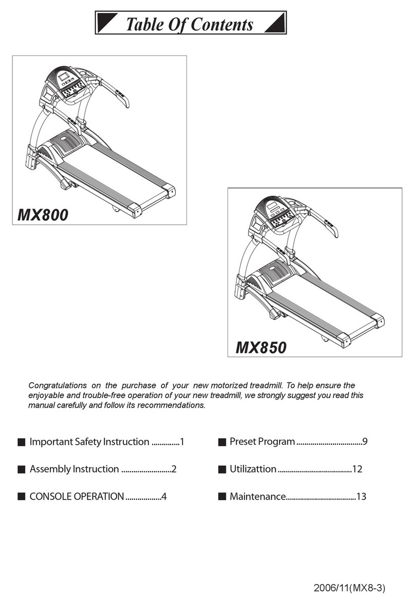 Stengthmaster mx800 user manual