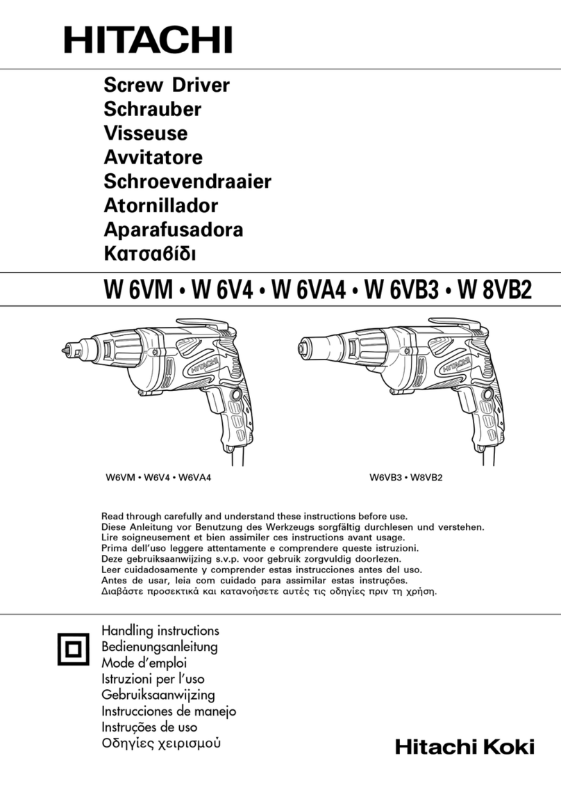 Hitachi W6VM User manual