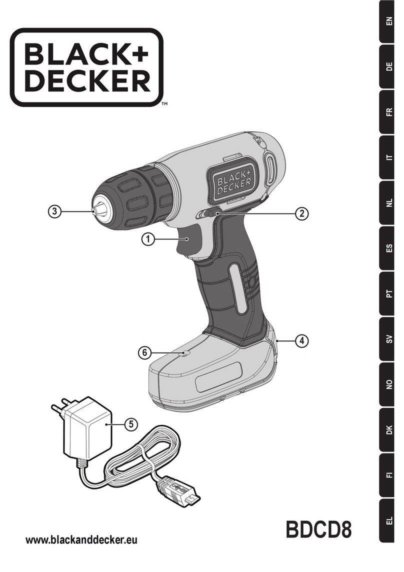 Black BDCD8 user manual