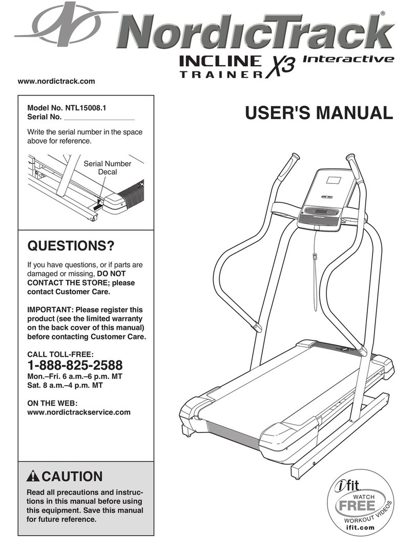 NordicTrack NTL15008.1 User manual