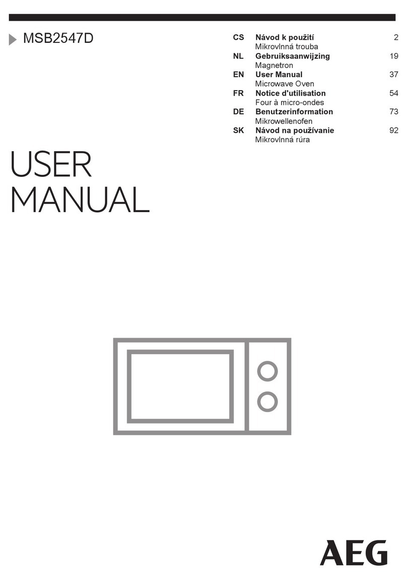 AEG MSB2547D User manual