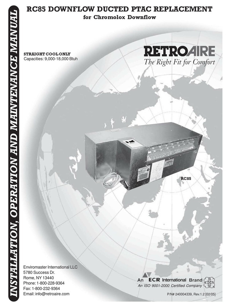 Retro Aire RC85 Instruction manual