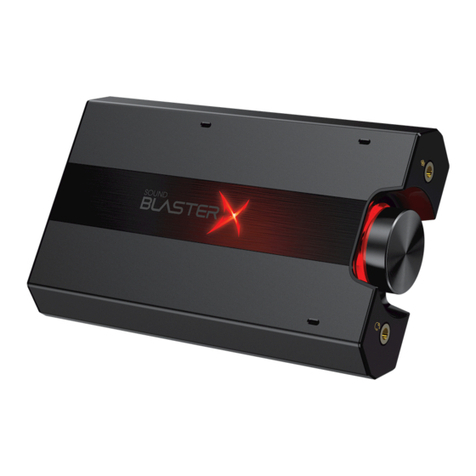 Creative Sound BlasterX G5 SB1700 user guide