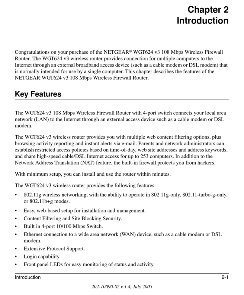 NETGEAR Super-G WGT624 User manual