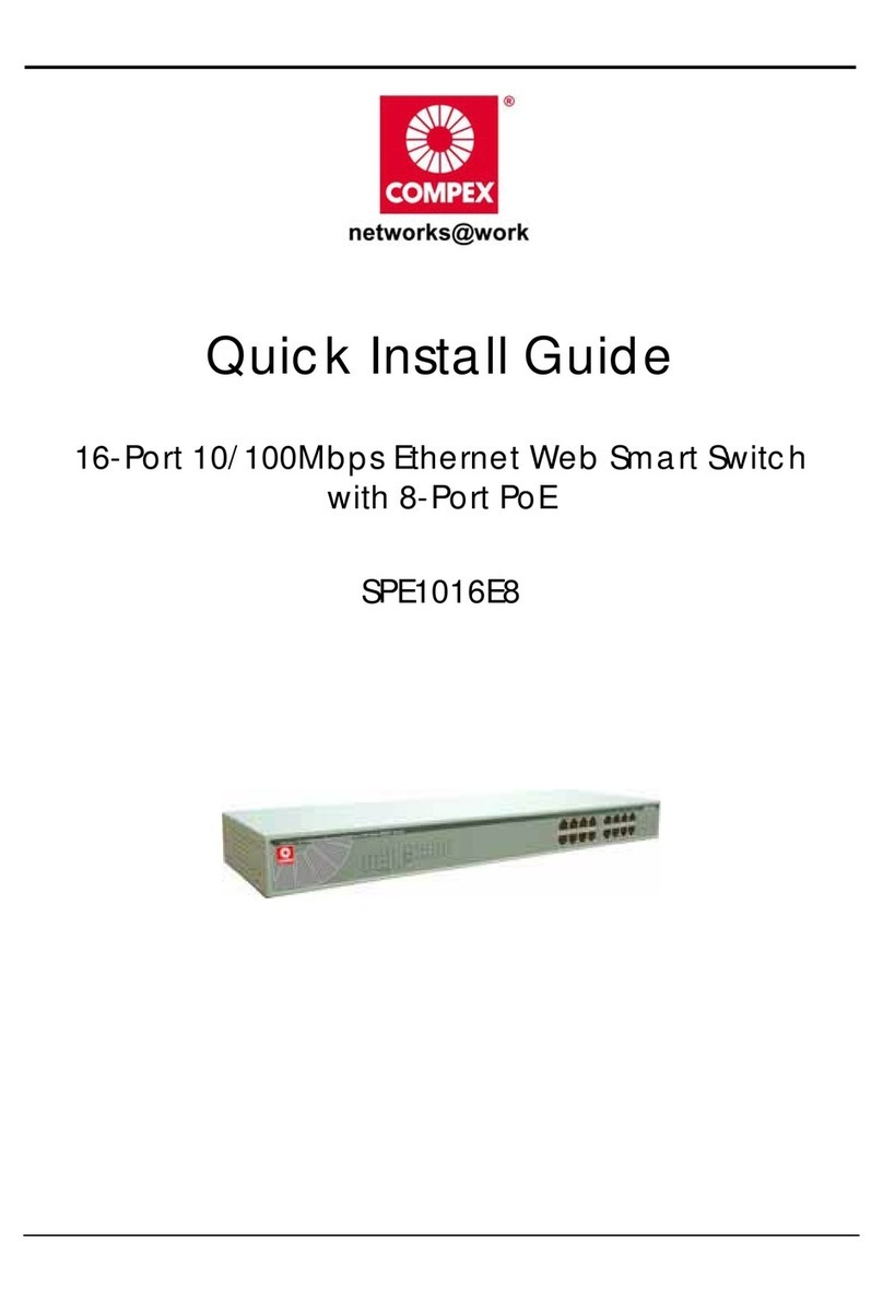 Compex SPE1016E8 User manual