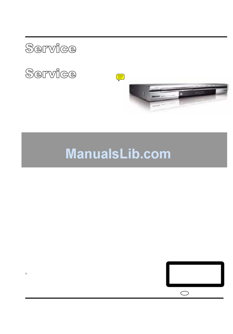 Philips DVDR3375 User manual