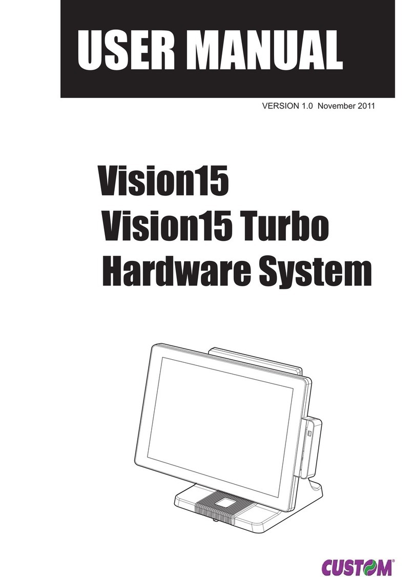 Custom Audio Electronics Vision15 Turbo User manual