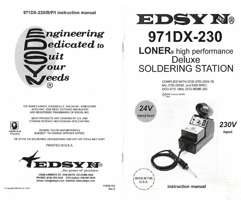 Edsyn 971DX-230 instruction manual