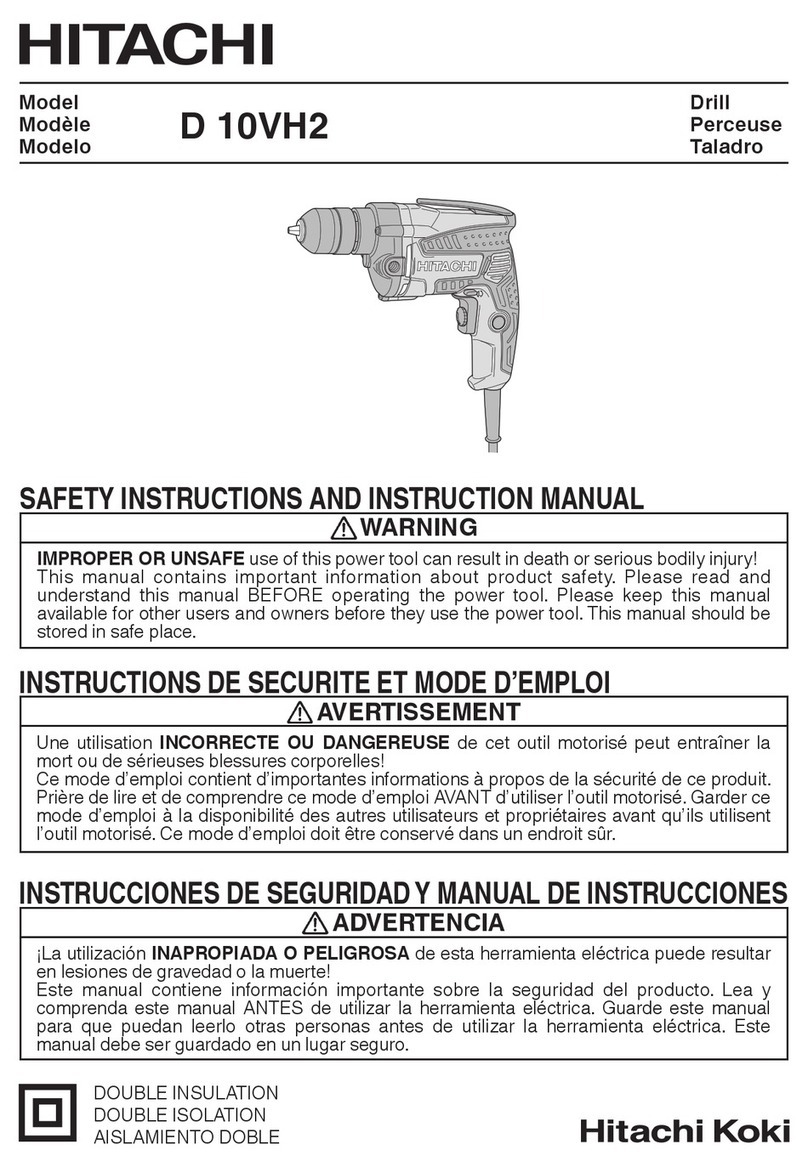 Hitachi D 10VH2 User manual