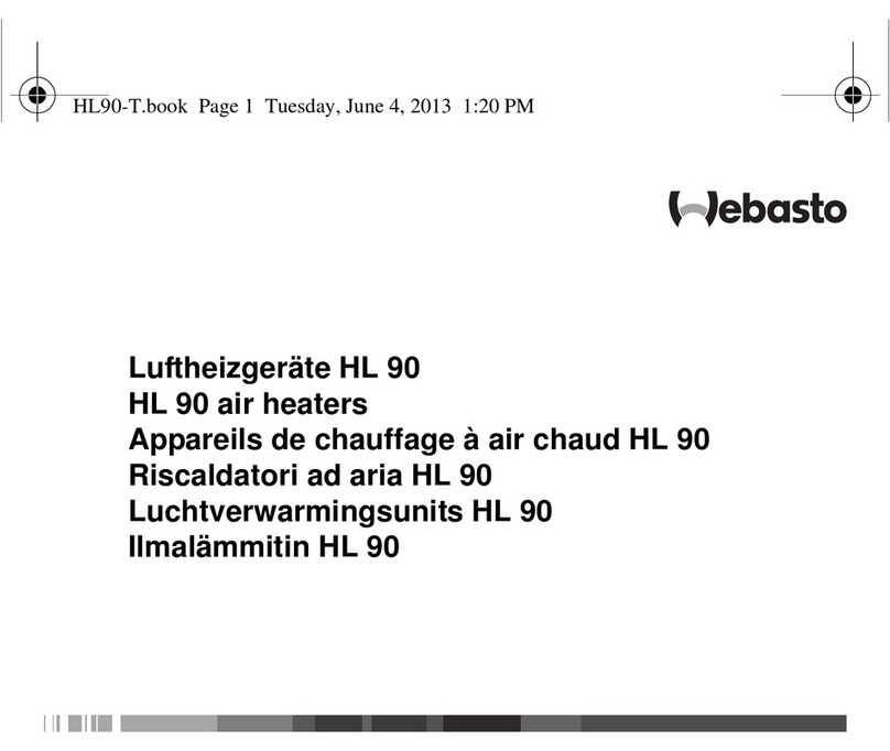 Webasto HL 90 Owner's manual