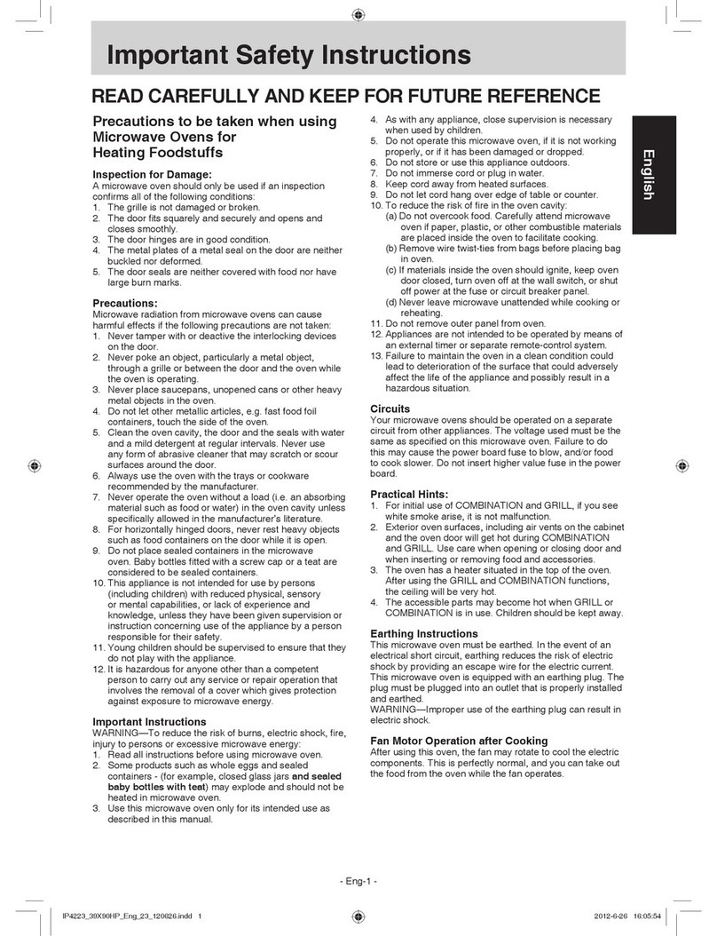 Panasonic NN-GD692 User manual