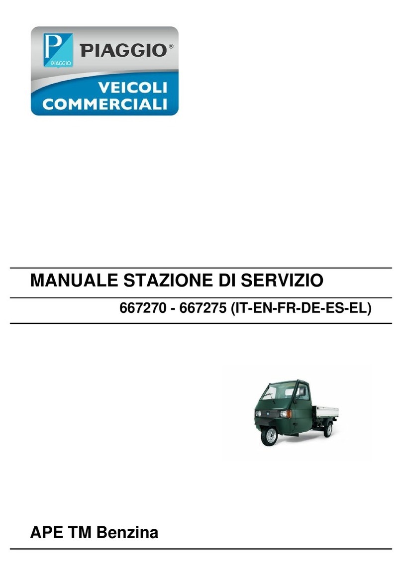 PIAGGIO Ape Workshop manual