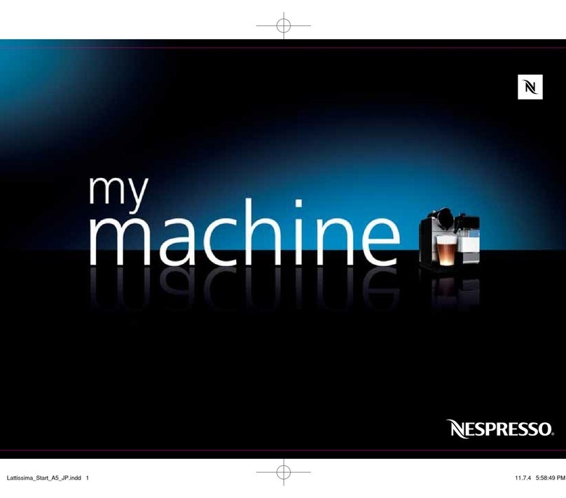 Nespresso LATTISSIMA User manual