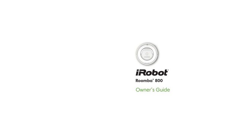 iRobot Roomba 800 owner's guide