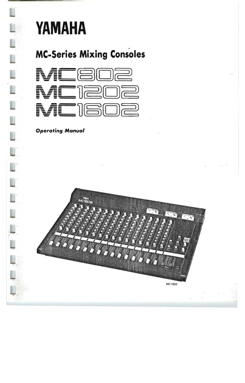 Yamaha MC802 User manual