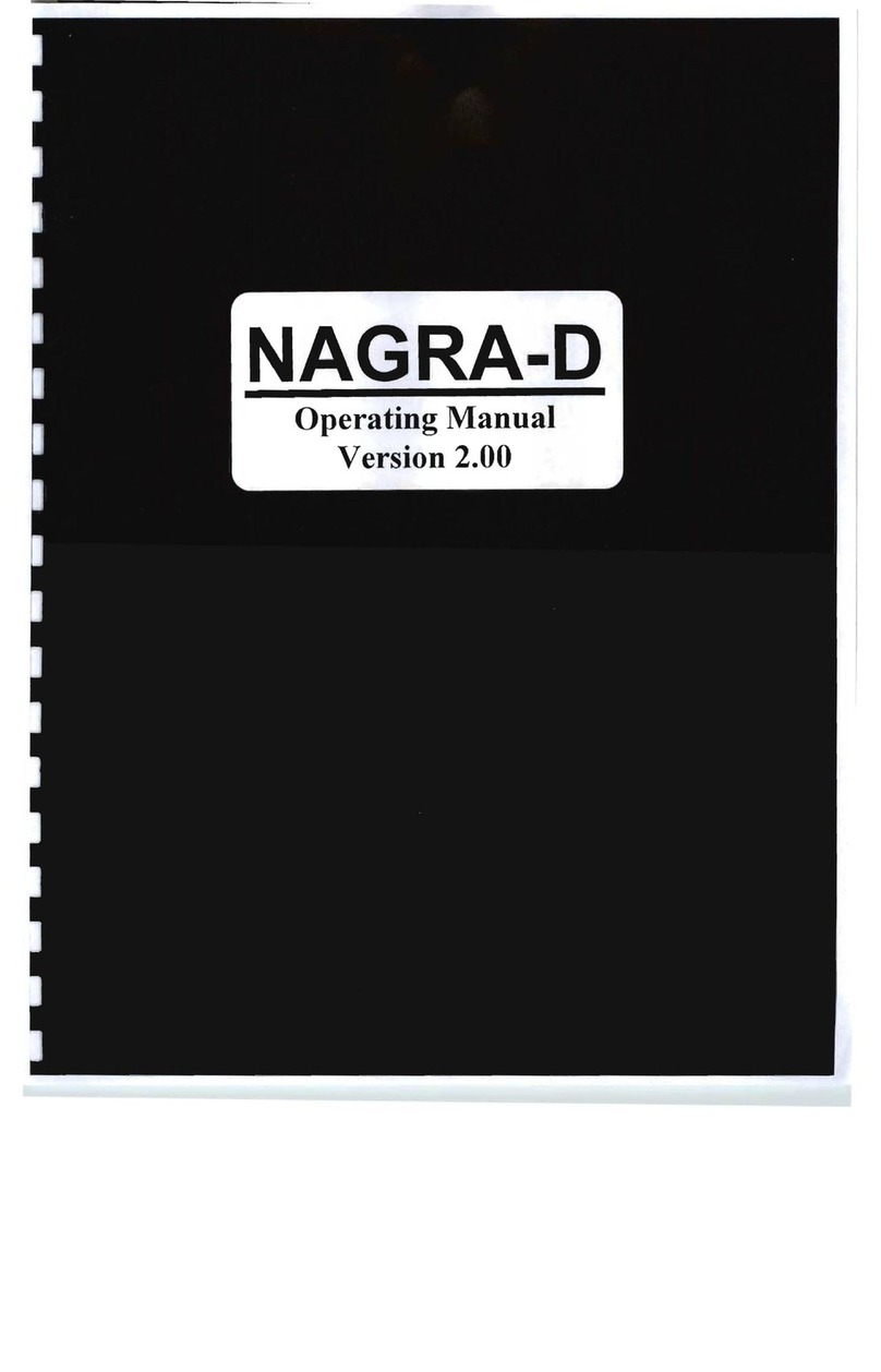 Nagra Nagra-D operating manual