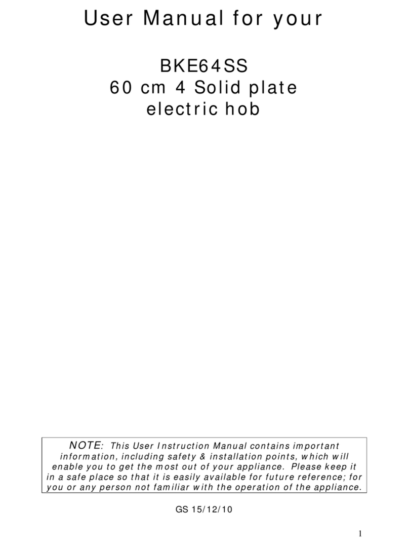 Applico BKE64SS user manual