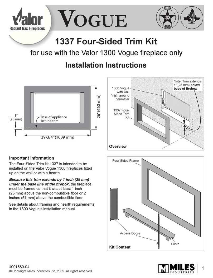 Valor 1337MFP installation instructions Valor 1337MFP installation instructions