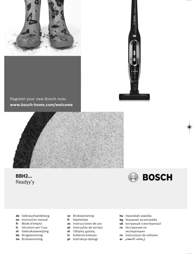 Bosch bbh21622 User manual