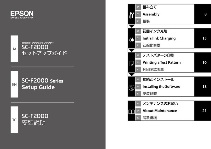 Epson SC-F2000 Series Setup guide