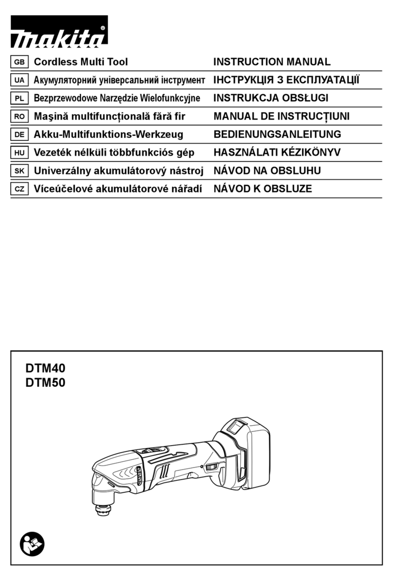 Makita DTM50 User manual