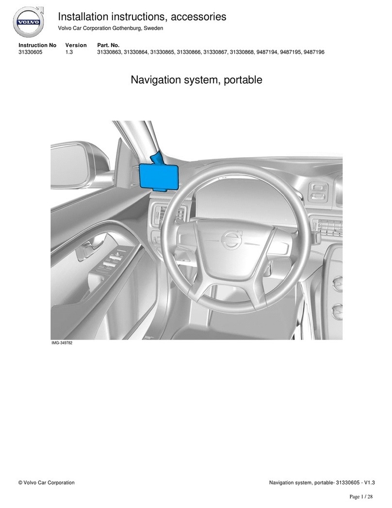 Volvo Navigation System installation instructions