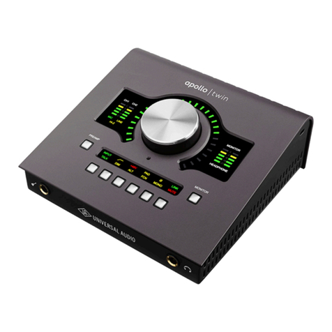 Universal Audio Apollo Twin MkII Hardware manual