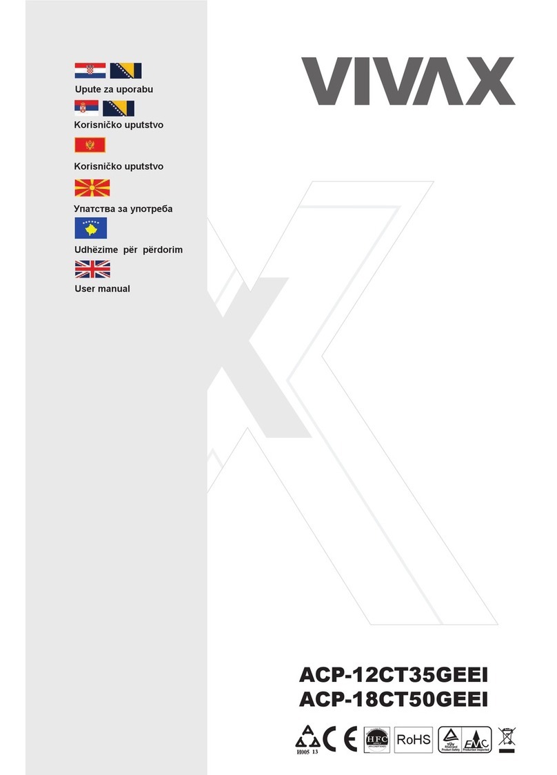 Vivax ACP-12CT35GEEI User manual Vivax ACP-12CT35GEEI User manual