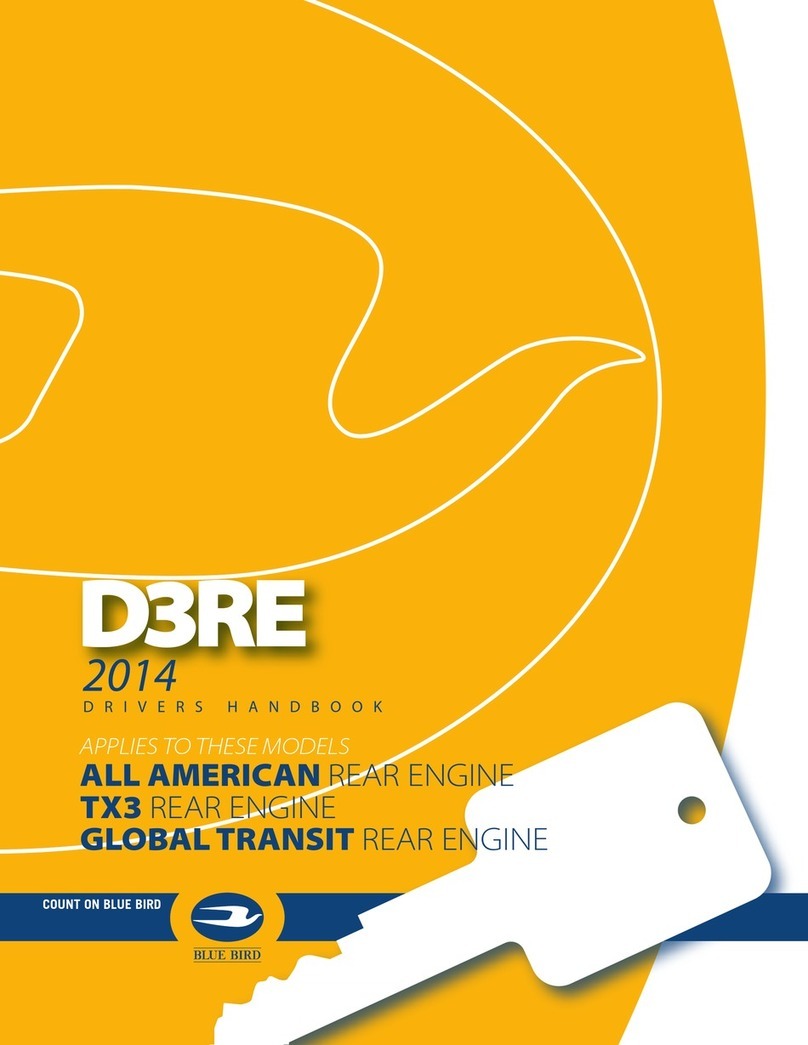 Bluebird D3RE 2014 Driver's handbook
