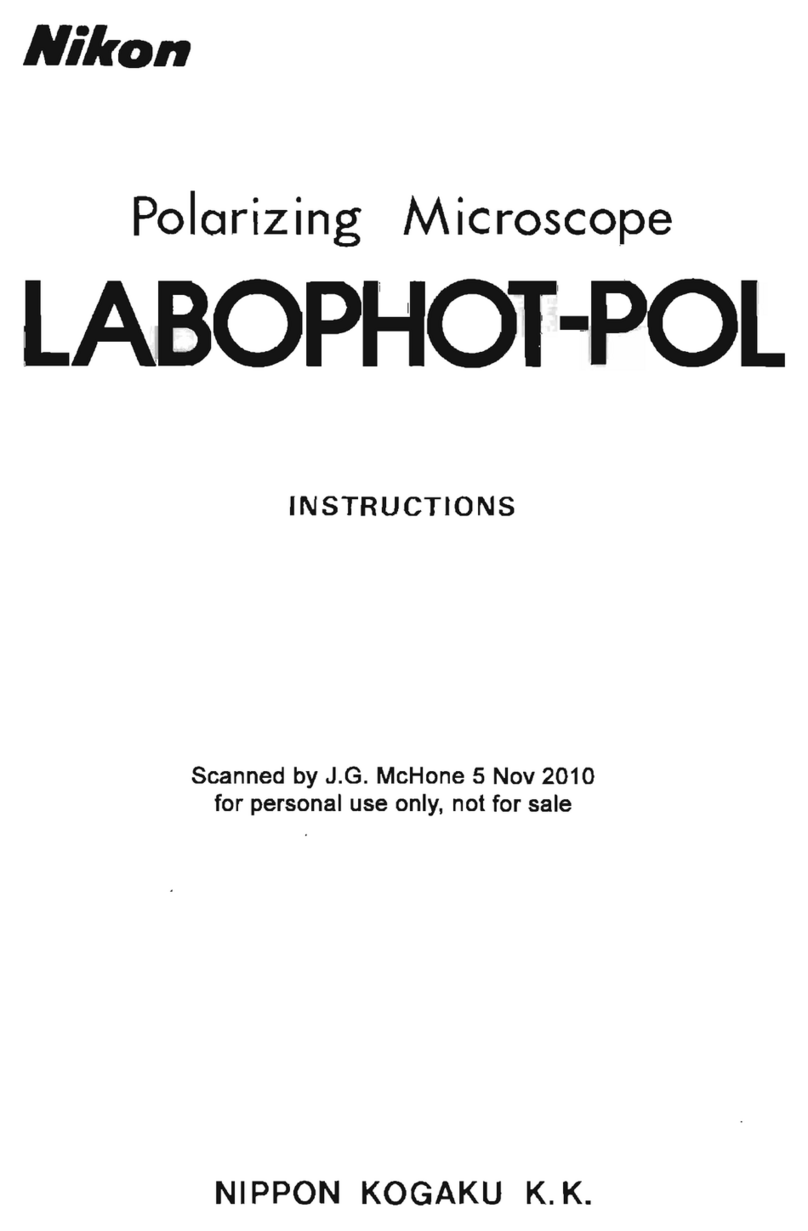 Nikon LABOPHOT-POL User manual Nikon LABOPHOT-POL User manual