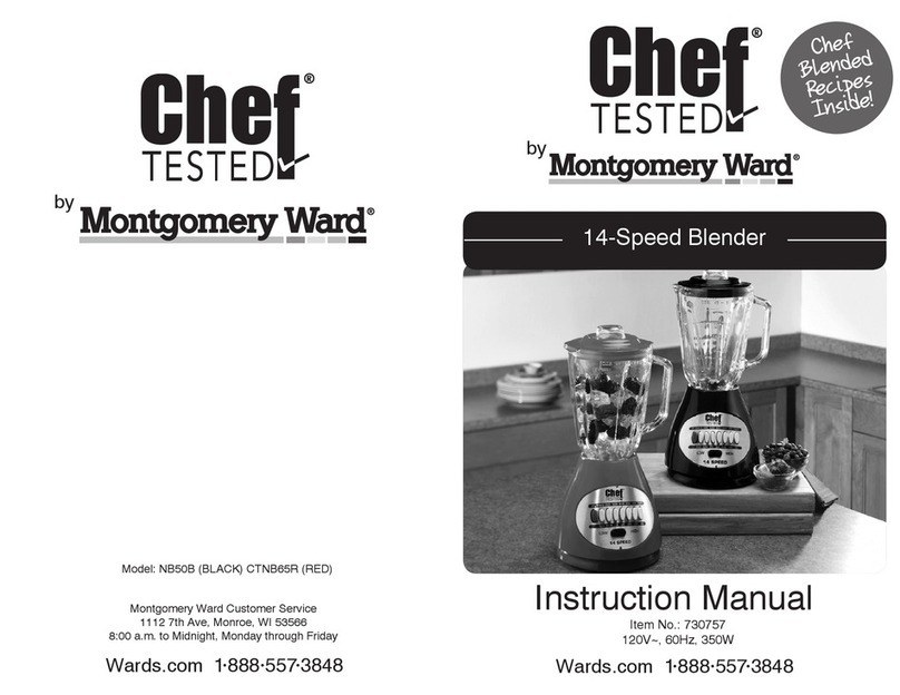 Montgomery Ward chef tested 730757 instruction manual