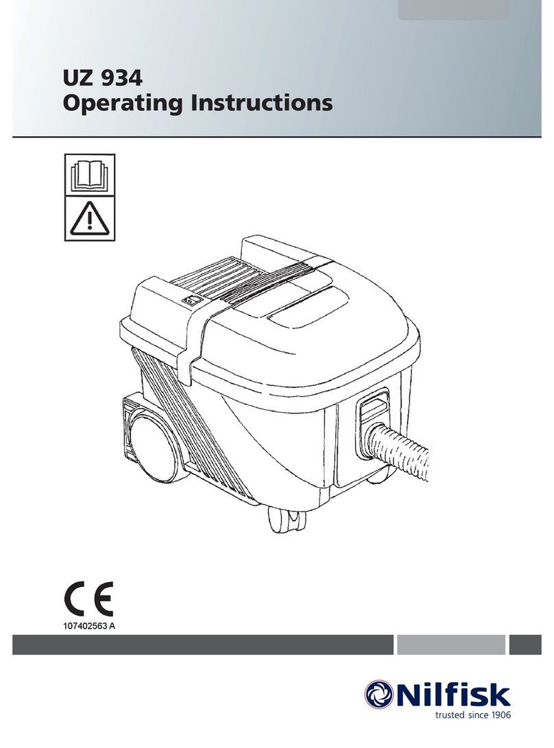 Nilfisk-Advance UZ 934 User manual