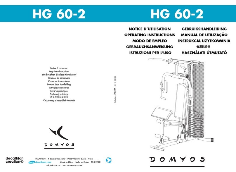 Domyos HG 60-2 User manual