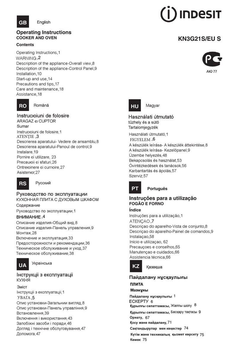Indesit KN3G21S/EU S operating instructions