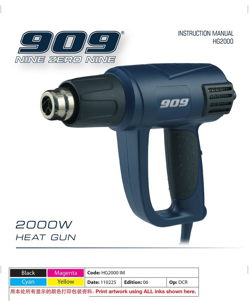 909 HG2000 User manual