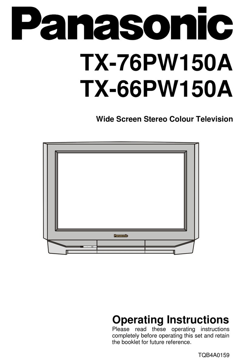 Panasonic TX-76PW150A User manual Panasonic TX-76PW150A User manual